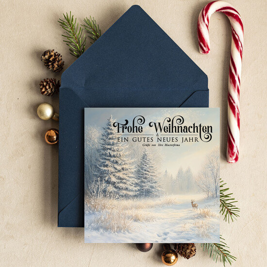 karten modern Moderne Weihnachtskarten für Firmen, Elegante geschäftliche Weihnachtskarte, Exklusive Weihnachtskarten für Geschäftspartner, 15/Mdr/Wkten