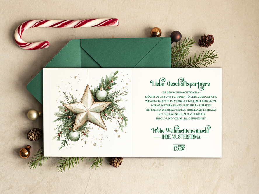 karten retro Retro Weihnachtskarten für Geschäftspartner mit Logo Weihnachtskarten für Geschäftspartner, Firmen Weihnachtskarte mit Umschlag, Weihnachtskarten mit Firmenlogo und Text