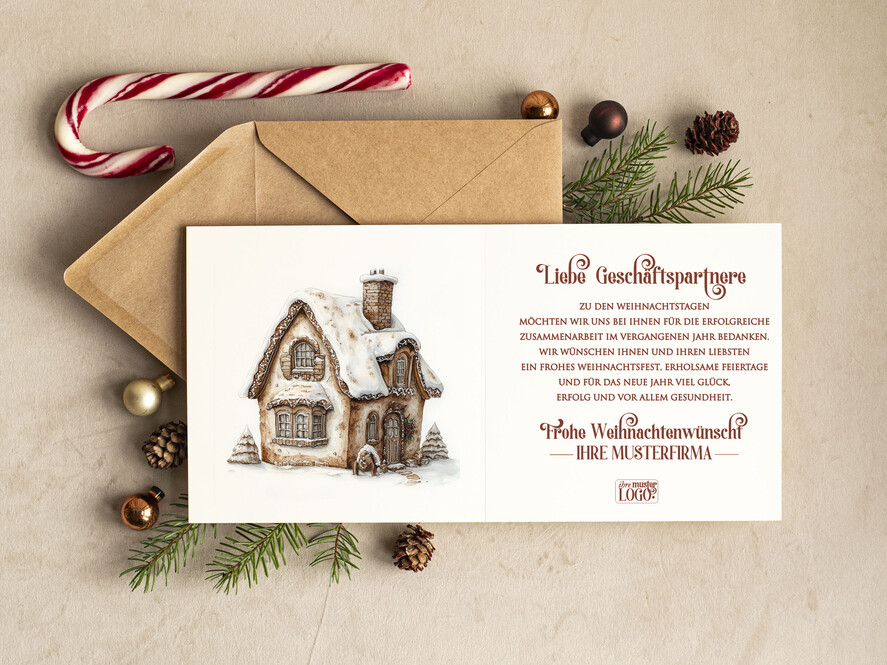karten retro Retro Weihnachtskarten für Geschäftspartner mit Logo Weihnachtskarten für Geschäftspartner, Firmen Weihnachtskarte mit Umschlag, Weihnachtskarten mit Firmenlogo und Text
