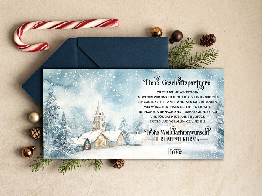 karten retro Retro Weihnachtskarten für Geschäftspartner mit Logo Weihnachtskarten für Geschäftspartner, Firmen Weihnachtskarte mit Umschlag, Weihnachtskarten mit Firmenlogo und Text