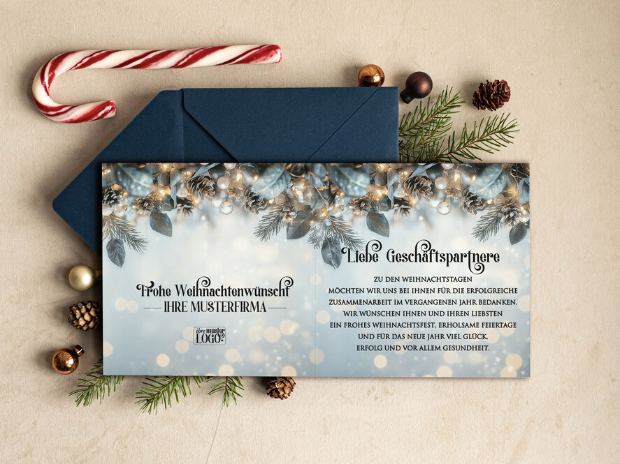 karten modern Moderne Weihnachtskarten für Firmen, Elegante geschäftliche Weihnachtskarte, Exklusive Weihnachtskarten für Geschäftspartner,