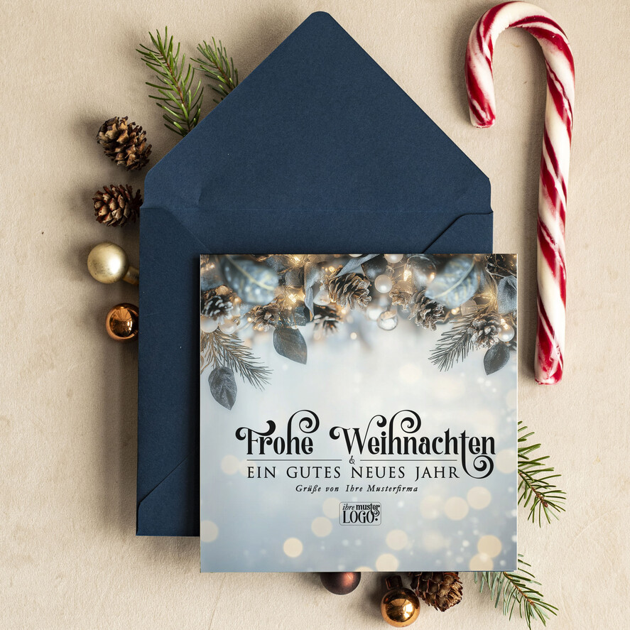 karten modern Moderne Weihnachtskarten für Firmen, Elegante geschäftliche Weihnachtskarte, Exklusive Weihnachtskarten für Geschäftspartner,