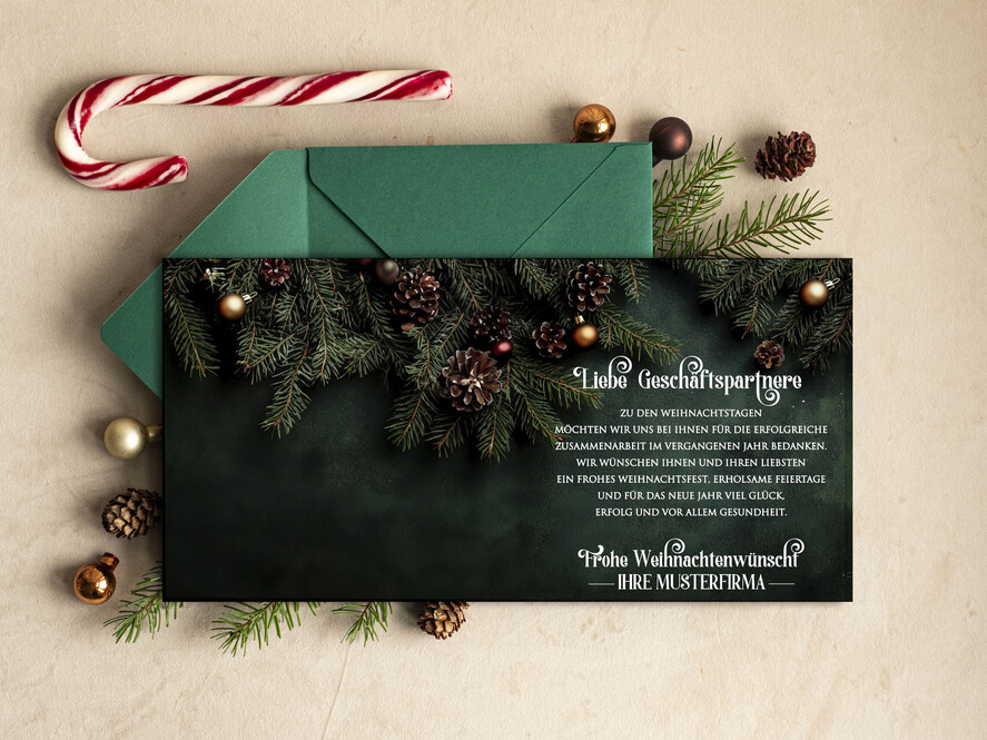 karten modern Moderne Weihnachtskarten für Firmen, Elegante geschäftliche Weihnachtskarte, Exklusive Weihnachtskarten für Geschäftspartner,