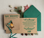 karten mit goldener Plexi-Anhänger Exklusive Weihnachtskarte mit goldenem Plexi-Anhänger, mit Schleife, Firmen-Weihnachtskarten, mit Bändern, Individuelle für Firmen3