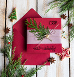 karten eco Weihnachtskarten für Firmen, Exklusive nachhaltige Weihnachtskarte für Geschäftspartner mit Logo & Wunschtext, geschäftliche Weihnachtskarte, Weihnachten Geschäftlich2