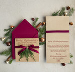 karten eco Weihnachtskarten für Firmen, Exklusive nachhaltige Weihnachtskarte für Geschäftspartner mit Logo & Wunschtext, geschäftliche Weihnachtskarte, Weihnachten Geschäftlich2