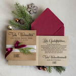 karten eco Weihnachtskarten für Firmen, Exklusive nachhaltige Weihnachtskarte für Geschäftspartner mit Logo & Wunschtext, geschäftliche Weihnachtskarte, Weihnachten Geschäftlich2