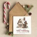 karten retro Retro Weihnachtskarten für Geschäftspartner mit Logo Weihnachtskarten für Geschäftspartner, Firmen Weihnachtskarte mit Umschlag, Weihnachtskarten mit Firmenlogo und Text2