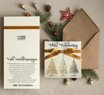 karten Satinband Weihnachtskarten mit Schleife – exklusive & dekorative Weihnachtskarten mit Satinband für Firmen und Geschäftspartner2