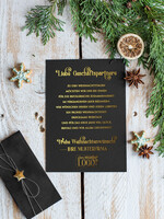 karten Satinband gold Weihnachtskarten mit Goldfolie, Exklusive Weihnachtskarten mit Schleifen, Elegante Firmen-Weihnachtskarten, Weihnachtskarten mit Bändern, Individuelle Weihnachtskarten für Firmen2