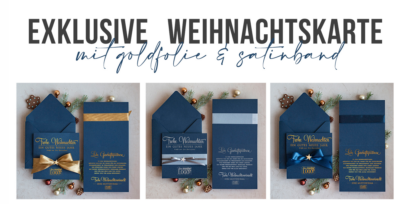 Exklusive Weihnachtskarte