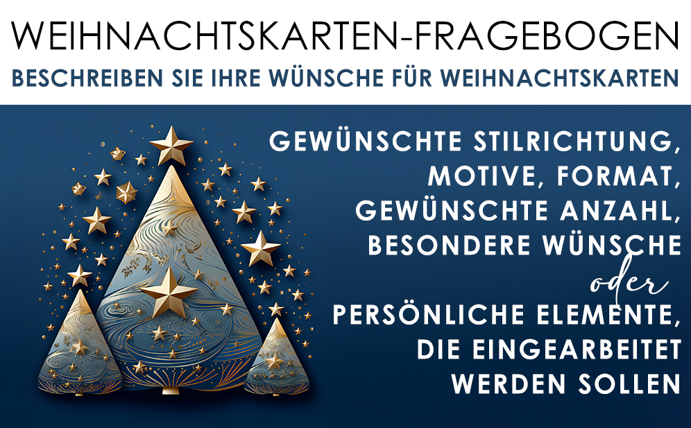 Weihnachtskarten-Fragebogen